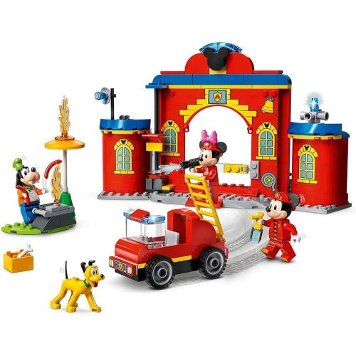 Lego Disney - Caminhão e Quartel de Bombeiros do Mickey e Amigos