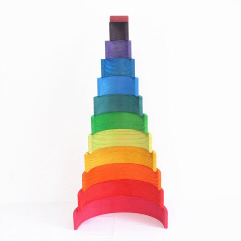 Arco-íris Waldorf 12 Peças Colorido