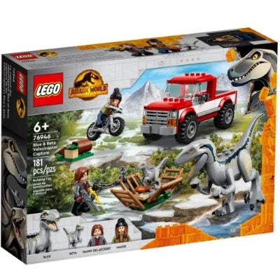 Lego Jurassic - Captura dos Velociraptors Blue e Beta