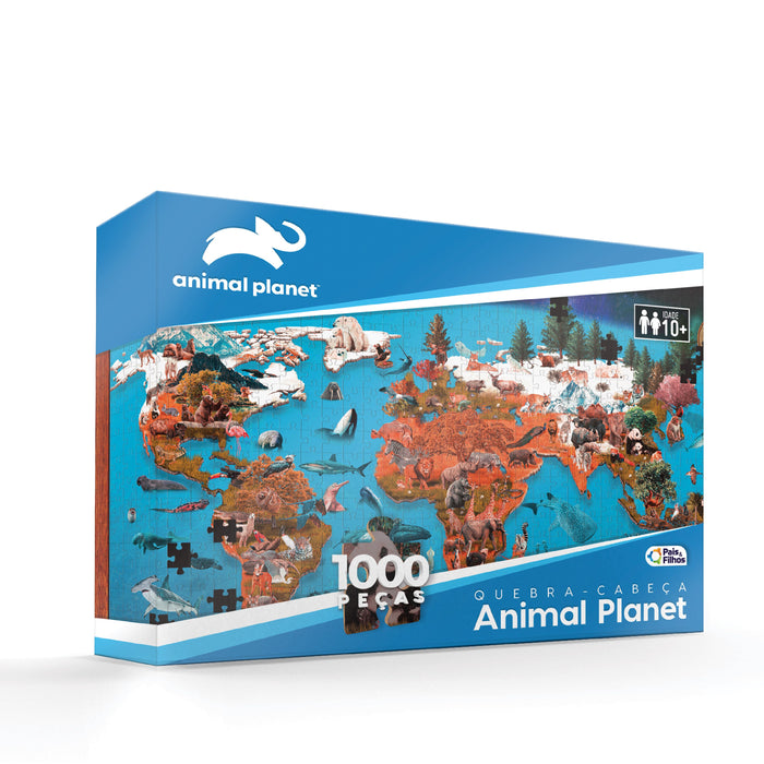 Quebra -  Cabeça 1.000 Peças -  Planeta Animal Premium