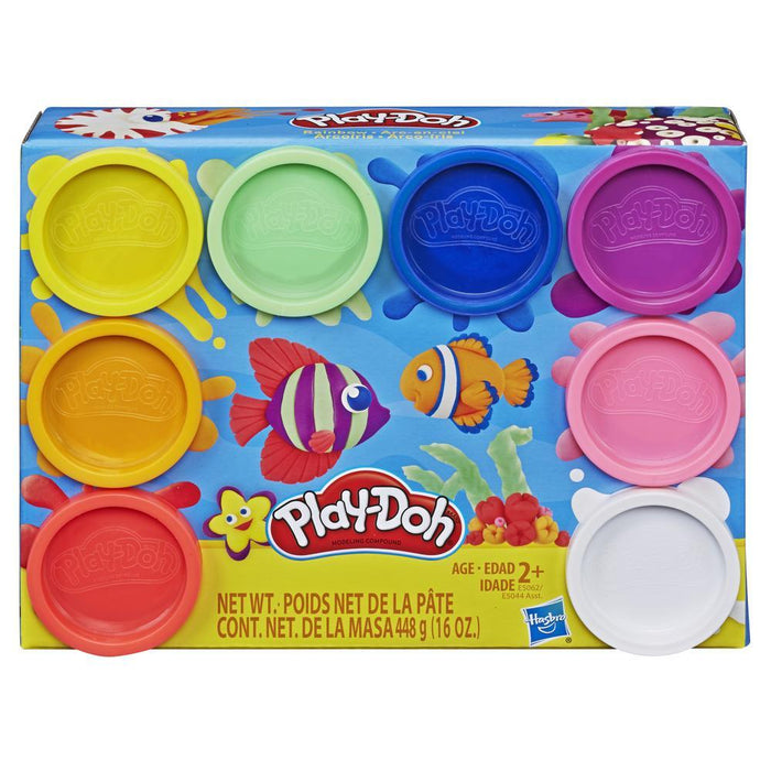Massinha Play-Doh - Kit com 8 Cores do Arco-íris