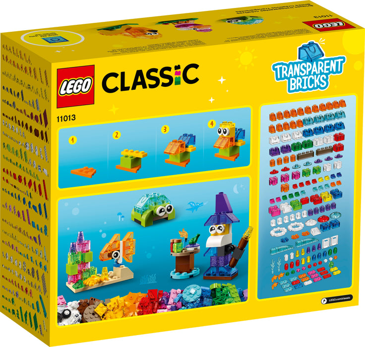 Lego Classic - Blocos Transparentes Criativos