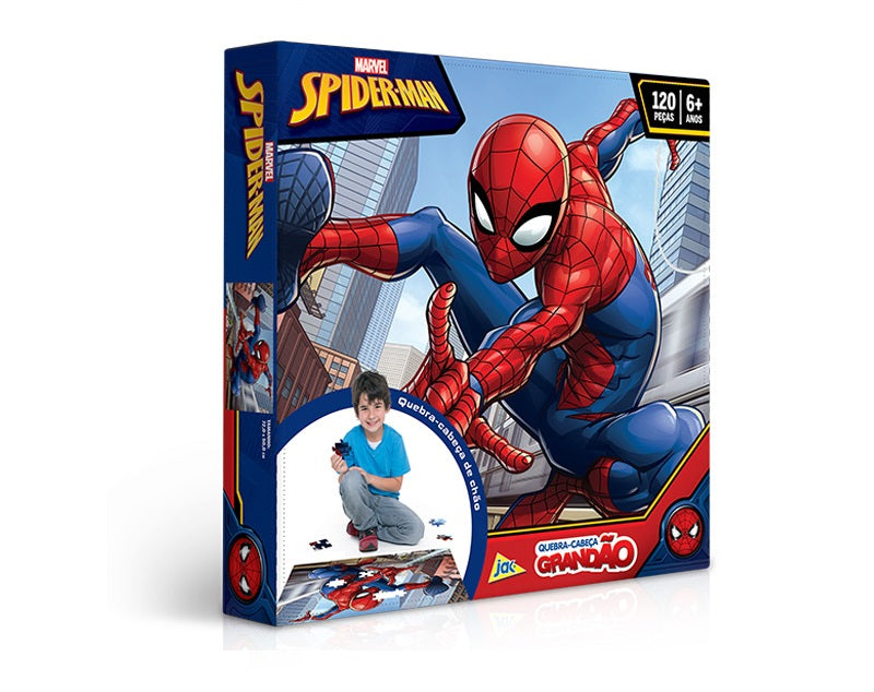 Quebra-Cabeça Grandão 120 Peças - Spider Man