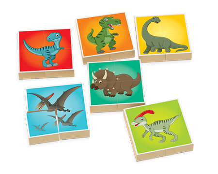 Quebra-Cabeça Blocos - Dinossauros — Banca Kids
