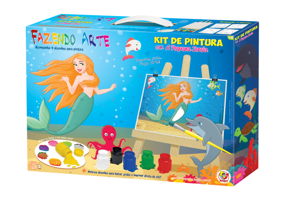 Kit Pintura - A Pequena Sereia