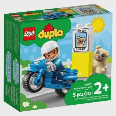 Lego Duplo - Motocicleta Da Polícia
