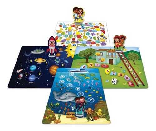 Ludo Wood – 4 Jogos  Djeco - Mini-Me - Baby & Kids Store