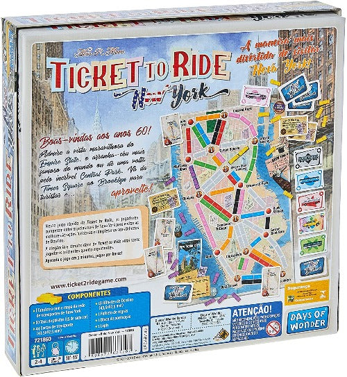 Ticket to Ride: New York, uma versão compacta e disputada