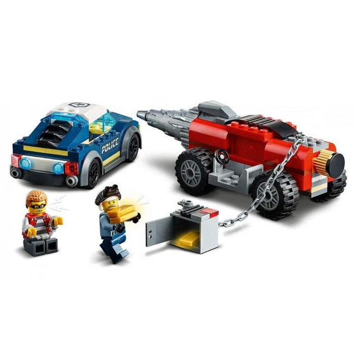 Lego City - Policia de Elite Perseguição de Carro Perfurador