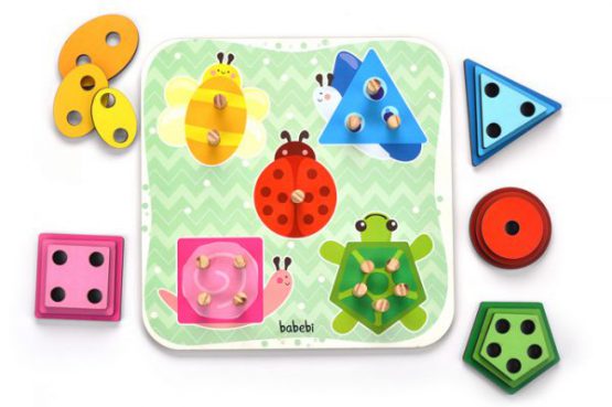 Torre de Encaixe - Cores e Formas